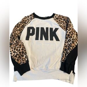 Victoria’s Secret leopard print RARE sweater size xs slightly oversized